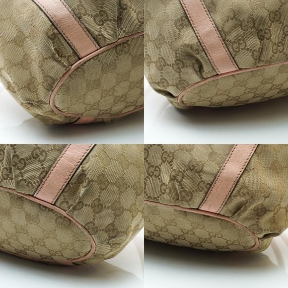 Auth Gucci Tote Bag Beige Canvas #12847G12 - Picture 12 of 13